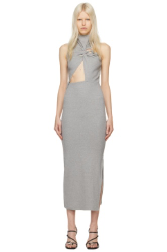 Christopher Esber gray Callisto Marle Dress