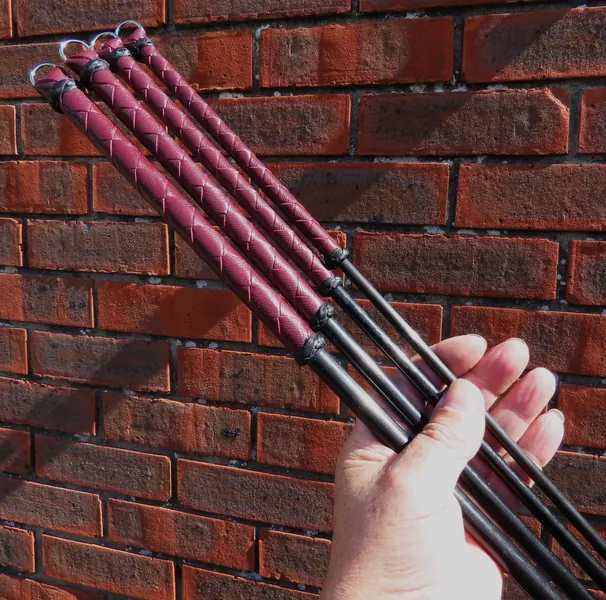 Set of 4 Bergundy Delrin canes