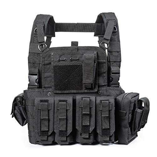 vAv YAKEDA Tactical CS Adjustable Vest - One Size - Black
