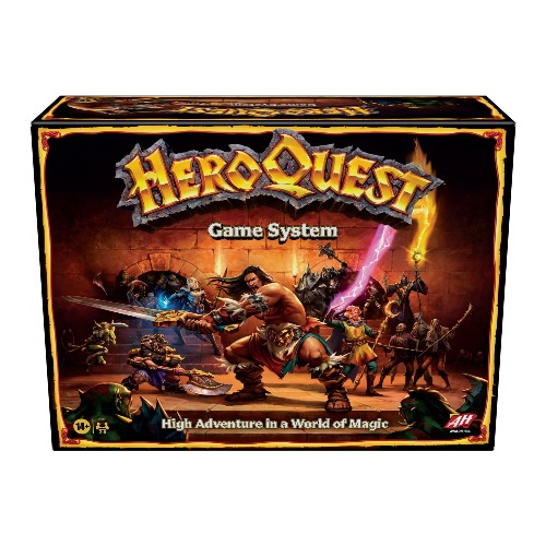 Avalon Hill HeroQuest Game System Tabletop Board Game, Immersive Fantasy Dungeon Crawler Adventure Game for Ages 14 and Up, 2-5 Players - HeroQuest Game System