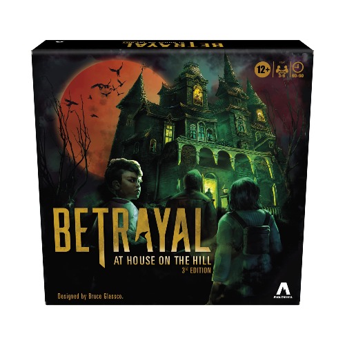 Hasbro Gaming Avalon Hill Betrayal at The House on The Hill 3rd Edition Cooperative Board Game, Ages 12 and Up, 3-6 Players, 50 Chilling Scenarios - Betrayal at The House on The Hill (3rd Edition)
