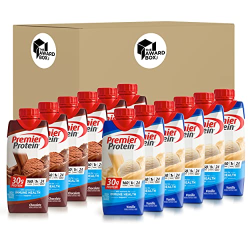 Premier Protein High Protein Shake, Chocolate and Vanilla Variety pack