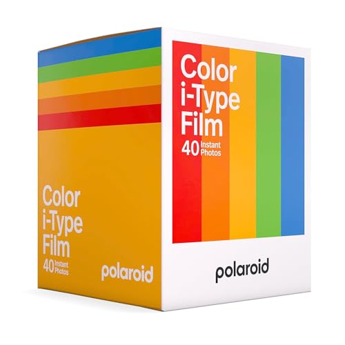 Polaroid Instant Color I-Type Film - 40x Film Pack (40 Photos) (6010) - 40 Photos - White Frame