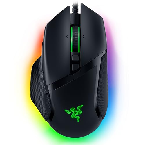 Razer Basilisk V3 Customizable Ergonomic Gaming Mouse: Fastest Gaming Mouse Switch - Chroma RGB Lighting - 26K DPI Optical Sensor -Classic Black