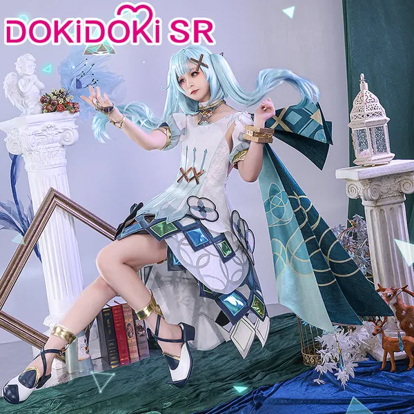 【XL Ready For Ship】【Last Batch】DokiDoki-SR Game Genshin Impact Cosplay Faruzan Costume