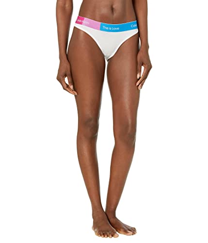 Calvin Klein Women's This is Love Modern Cotton Bikini Panty - Small - White