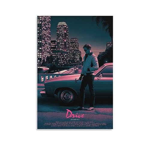 Movie Posters Drive 2011 Wall Posters Movie Posters 24x36 (6) Canvas Wall Art Prints for Wall Decor Room Decor Bedroom Decor Gifts Posters 24x36inch(60x90cm) Unframe-style - 24x36inch(60x90cm) - Unframe-style