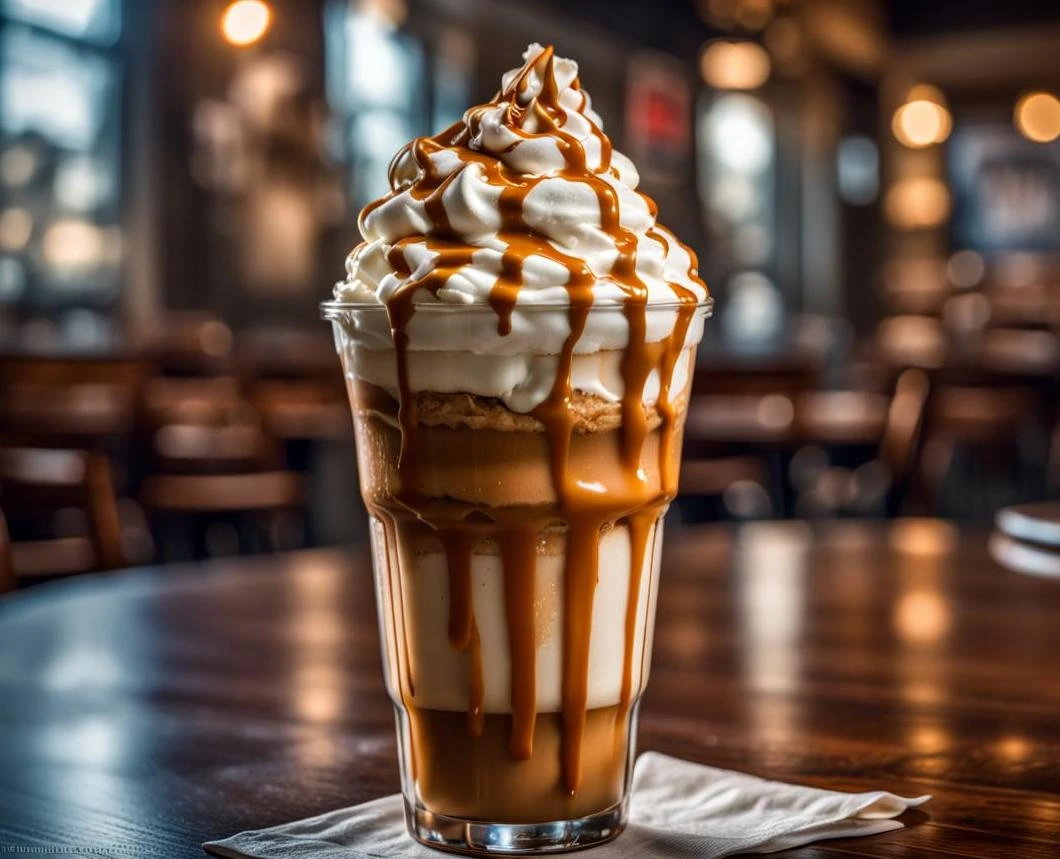 Caramel Frappe' with Xtra Drizzle