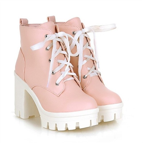 Babydoll Booties - Pink / 9