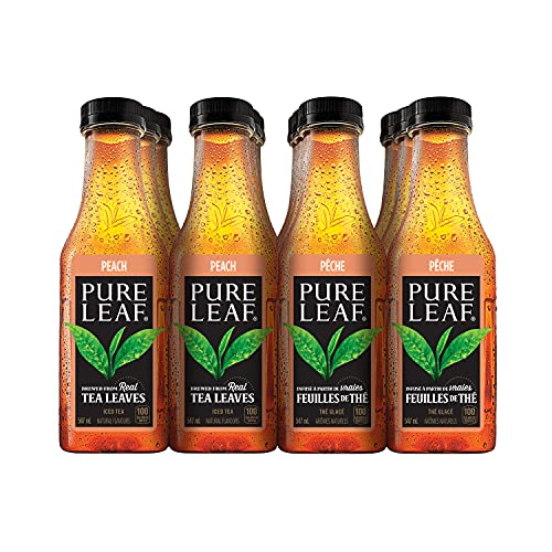 Pure Leaf Peach Iced Tea, 547 mL Bottles, 12 Pack - Peach