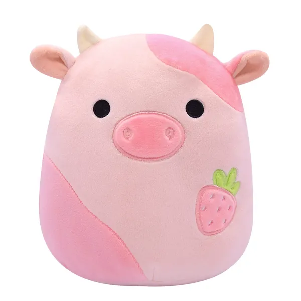 9 Inch Strawberry Cow Plush - 3D Cute Cow Stuffed Animals Pillow Toy - Kawaii Cow Plush - Cow Pillow Plush for All Ages - Gift for Christmas Birthday Children's Day Home Decoration - Strawberry Cow Plush