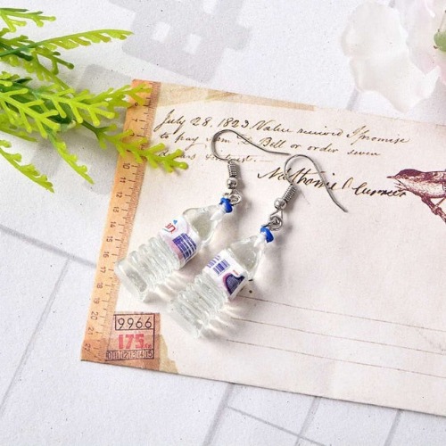 Water Bottle Earrings