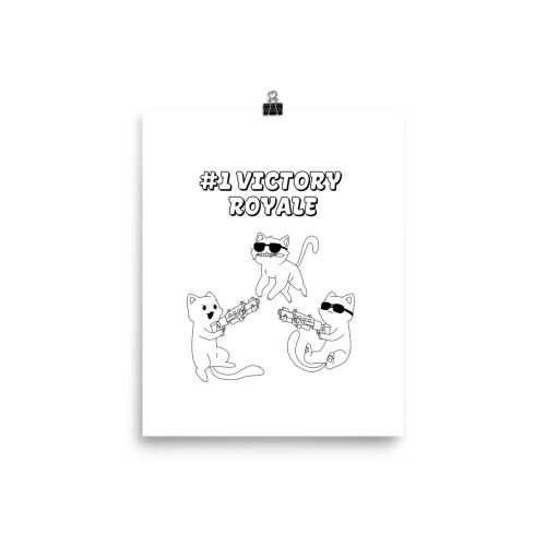 Victory Royale | 8x10 Poster | Fortnite