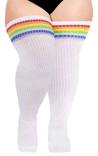 Plus Size Thigh High Socks