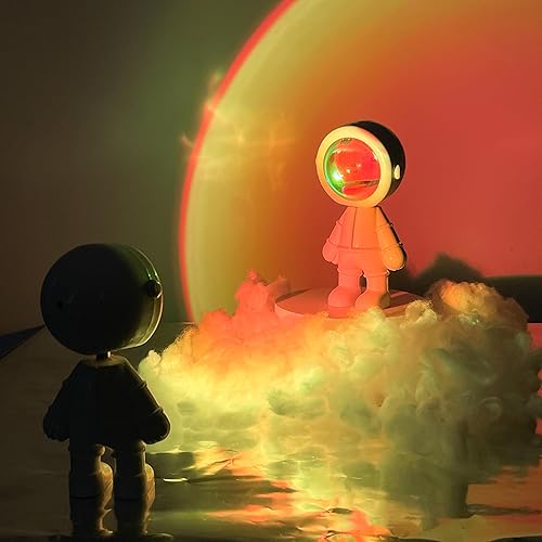 Astronaut Led Aura Lamp