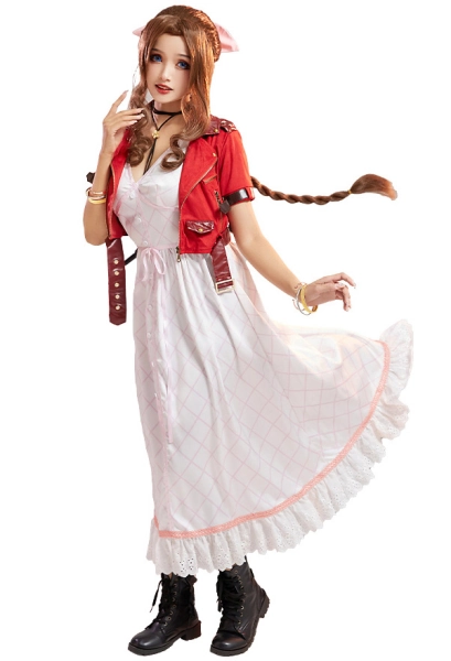 Final Fantasy Aerith Gainsborough Cosplay Costume