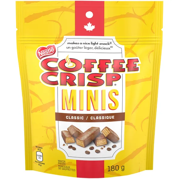 COFFEE CRISP NESTL Minis, 180g Bag - 