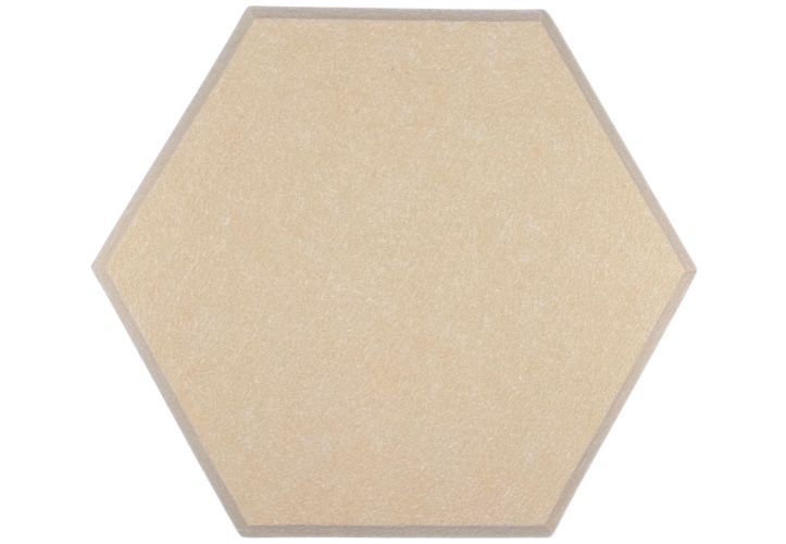Hexagon PET Felt Acoustic Panels - 12 Pack - Eco Friendly Sound Absorption Panels - Beige