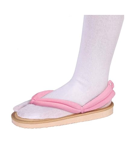 QYIFIRST Kimetsu no Yaiba Nezuko Kamado Cosplay Clogs Shoes Slippers Sandals für Kostüm Rosa Herren Damen 39 (Inside Length 24cm) - 39 EU - Rosa