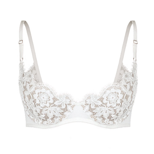 Frisson Scoop Demi Bra Crystal - 34C / Crystal