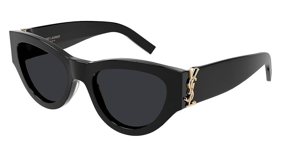 Saint Laurent Women's Glam Cat Eye Sunglasses - Black - 53 Millimeters