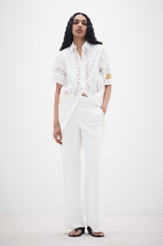 ZW COLLECTION EMBROIDERED OVERSIZE SHIRT