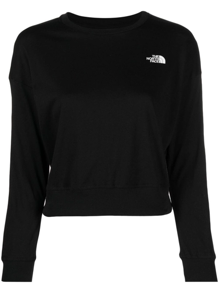 W LS logo-appliqué performance T-shirt