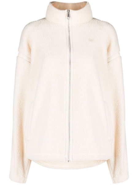 drop-shoulder zip-up jacket