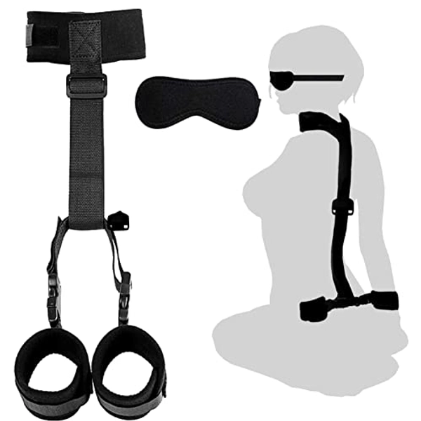 Throne Dddamylee Bdsm Neck To Wrist Restraints Bondage Set Behind Back Handcuffs Collar