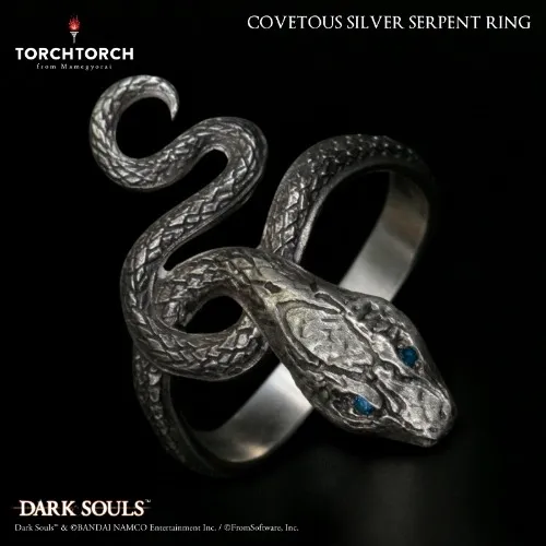 Covetous Silver Serpent Ring from dark souls (TORCHTORCH)