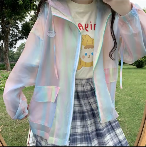 pastel rainbow jacket 💞