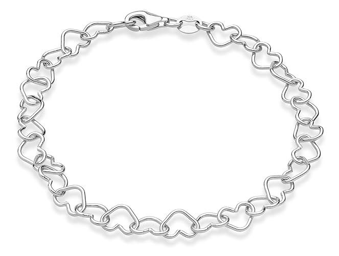 Heart Bracelet 925 Sterling Silver 💕