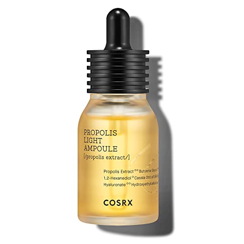 COSRX Propolis Ampoule, Glow Boosting Serum for Face with 73.5% Propolis Extract, 1.01fl.oz/30ml, Hydrating Essence for Sensitive Skin, Fine Lines, Uneven Skintone, Korean Skincare - Honey Serum