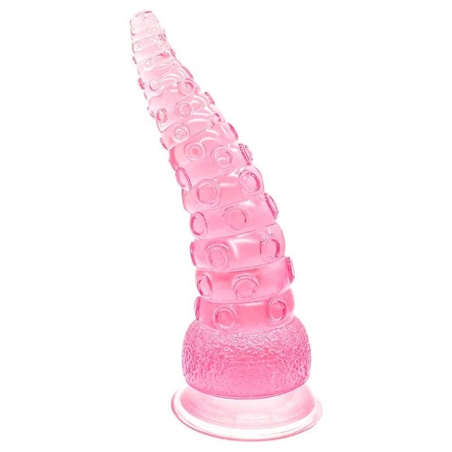 Clear Jelly Suction Tentacle Ride - Pink