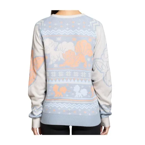 Vulpix & Alolan Vulpix Snowflake Knit Sweater - Adult