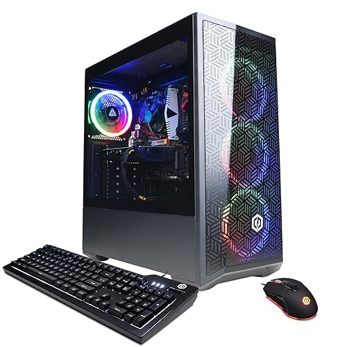 CYBERPOWERPC Gamer Xtreme VR Gaming PC, Intel Core i5-11400F 2.6GHz, GeForce RTX 3050 8GB, 8GB DDR4, 500GB PCI-E NVMe SSD, WiFi Ready & Win 11 Home (GXiVR8060A12), Black - i5-11400F | RTX 3050 - Gaming PC