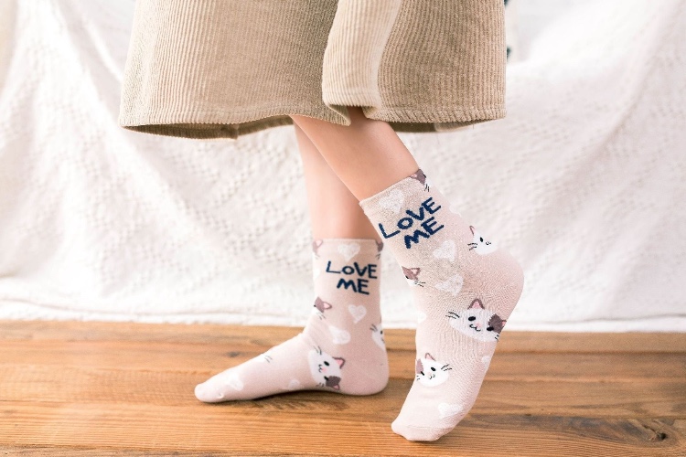 Love Me Sockies | Beige Kittens