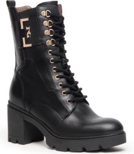 Moto Block Heel Boot