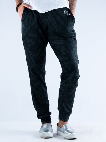 Ghost Mandala Unisex Pajama Pants | L