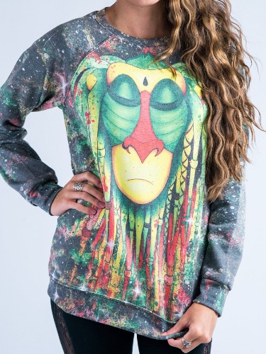 Rasta Rafiki Vintage Sweatshirt | XL / BLACK