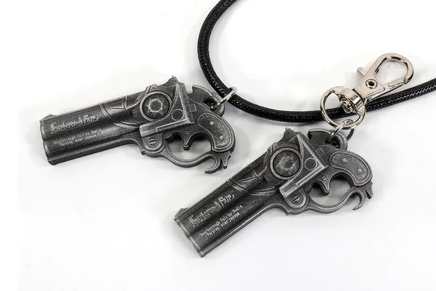 Bayonetta Scarborough Fair Keychain / Necklace, Bayonetta 2 Cosplay or Gift KY1