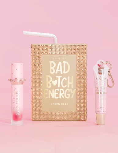 P.Louise Crystal Bad Bitch Energy Lip Duo | Gold - Cherry Cola