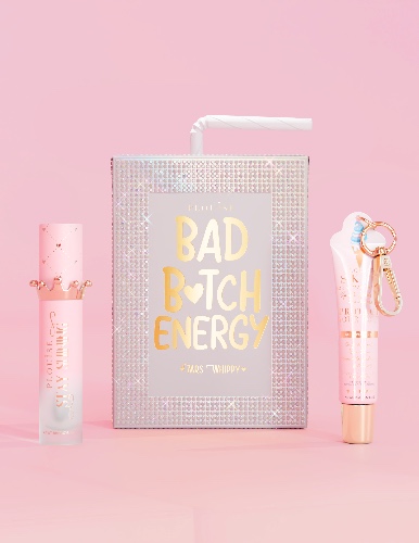 P.Louise Crystal Bad Bitch Energy Lip Duo | Silver - Mrs Whippy