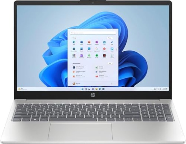HP Newest 15.6 inch FHD Laptop, AMD Ryzen 5 7520U(Beat Intel i5 1235U), 16GB DDR5 RAM, 256GB SSD, Webcam, Wi-Fi 6, Fast Charge, Windows 11 - 16GB+256GB SSD
