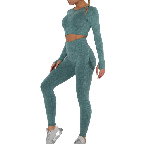 OEAK Vêtement de Sport Femme 2 Pièces Survêtements Ensembles Soutien-Gorge Sport Legging de Yoga Sportswear Fitness Ensembles d'entraînement Tenues de Sport