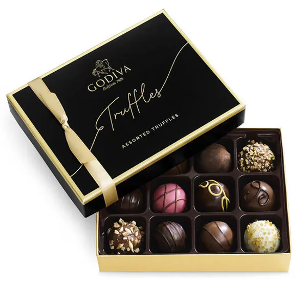 Signature Chocolate Truffles Gift Box, 12pc
