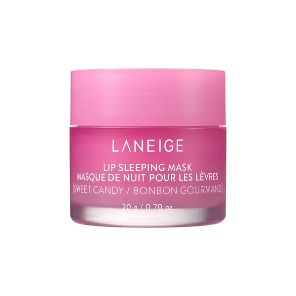 LANEIGE Lip Sleeping Mask: Nourish & Hydrate with Vitamin C, Antioxidants, 0.7 oz. - Sweet Candy