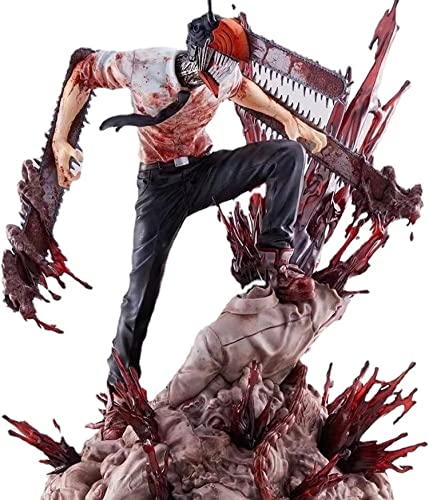 ZEVREVS 14inch Chainsaw Man Figure (2023 New Figure) Denji Figure Decoration Model Collection(The Best Gift for Chainsaw Man Fans)