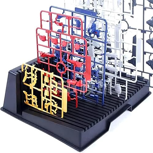 LydeLog DIY Model Shelf Stand, Plastic Parts Shelf, Placing Rack, Plastic Tool Storage Container Storage Box, Suitable for Many Types Making Accessories of Action Figures