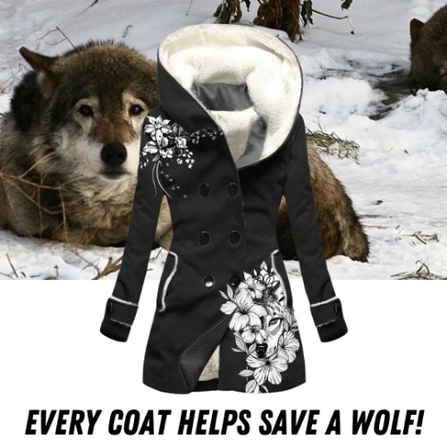 Wolf Mission Women's Coat | Black / M